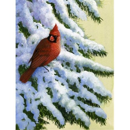Carolines Treasures Carolines Treasures BDBA0415GF Red Cardinal by Daphne Baxter Flag Garden Size BDBA0415GF
